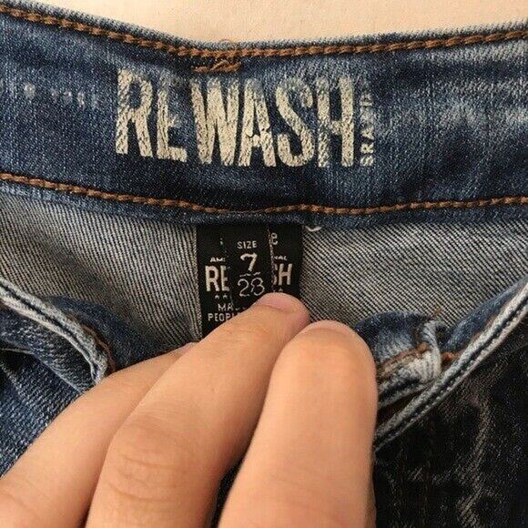 Rewash Super High Rise Vintage Reunion Skinny Jean Size 7/28 - Picture 3 of 7